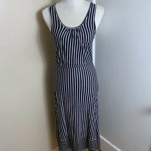 Bobeau Striped Summer Maxi Dress Size Small